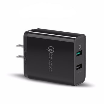 Qualcomm Quick Charge 3.0 Dual USB Wall Charger 30W Fast Mobile Phone Charger Ugreen