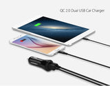 Quick Charge 2.0 18W Fast Dual USB Phone Car Charger Ugreen