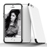 Newest Environmental Carbon Fiber Case For iPhone 6 6S Plus Soft Anti-Skid Anti-Knock Cover For iPhone 7 / Plus Leather Skin Bag