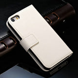 Wallet Leather Case for Apple iPhone 5S 5 SE Luxury Flip Coque Phone Bag Cover For iPhone 5s Cases Fundas TOMKAS Brand