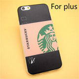 Hot Sale Fashion Starbuck Coffee TPU Slim Back Cover Skin for Apple iPhone 6 6s 4.7'' Ultra Thin Soft Phone Case Shell