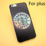 Hot Sale Fashion Starbuck Coffee TPU Slim Back Cover Skin for Apple iPhone 6 6s 4.7'' Ultra Thin Soft Phone Case Shell