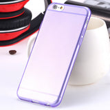 KISSCASE 6 6s Clear Jelly Untra Thin TPU Gel Case For iPhone 6 6s 7 Plus SE 5s Soft Silicone Crystal Transparent Skin Back Cover