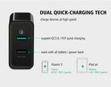 Qualcomm Quick Charge 3.0 Dual USB Wall Charger 30W Fast Mobile Phone Charger Ugreen