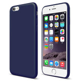 Solid Candy Color Matte Skin Case for iPhone 6S TPU Rubber Soft Back Cover for iPhone 6 6S Silicone 4.7 inch Black Blue Colors