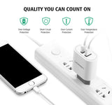 5V 3.4A Universal USB Charger,Ugreen Travel Wall Charger Adapter Portable EU UK Plug