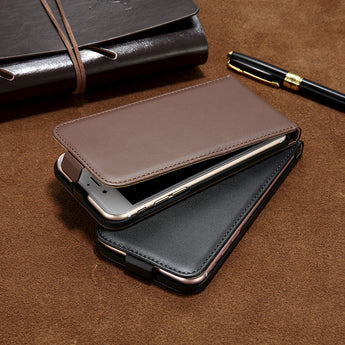 DR.CASE Retro Real Genuine Leather Case For Samsung Galaxy S4 mini S3 S7 Edge S6 Edge S5 iPhone 6 6s Plus 7 7 Plus 5 5s SE Case