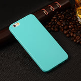 Soft Candy Coque for iphone 6 Case Rubber TPU Gel Back Skin for Apple iphone 6S Case 4.7 inch phone Protective Cover for iphone6