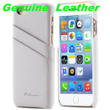 Business Style Luxury Leather Case For iPhone 6 6s Plus Cover Fashion Wallet Card Holder Shell Funda For iPhone 7 7 Plus Case