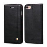 Luxury Leather Wallet Phone Case For iPhone 6 6S Plus Flip Cover Pouch Card Slot Stand Magnetic Fundas For iPhone 5 5S Se 7 Plus