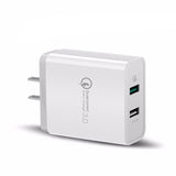 Qualcomm Quick Charge 3.0 Dual USB Wall Charger 30W Fast Mobile Phone Charger Ugreen