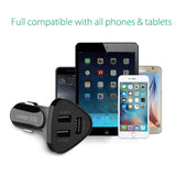 Universal Car Charger 3 Ports USB Car Charger Adapter Socket 2.4A  2.4A 1A  Ugreen