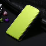 KISSCASE Genuine Leather Vertical Flip Mobile Phone Case For Apple iPhone 4S 4 4G Ultra Slim Korean Style Cover For iPhone 4 4S