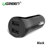 Universal 12V 24V Dual USB Car Charger Adapter Portable Car-Charger Ugreen