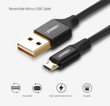 Reversible Micro USB Cable Tangle-free USB to Double Sided Data Sync USB Charger Cable Ugreen